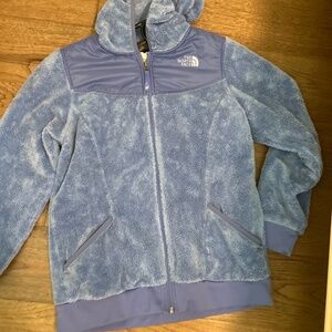 Blue north face jacket for 18 yrs